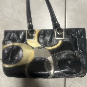 Leather Coach bag